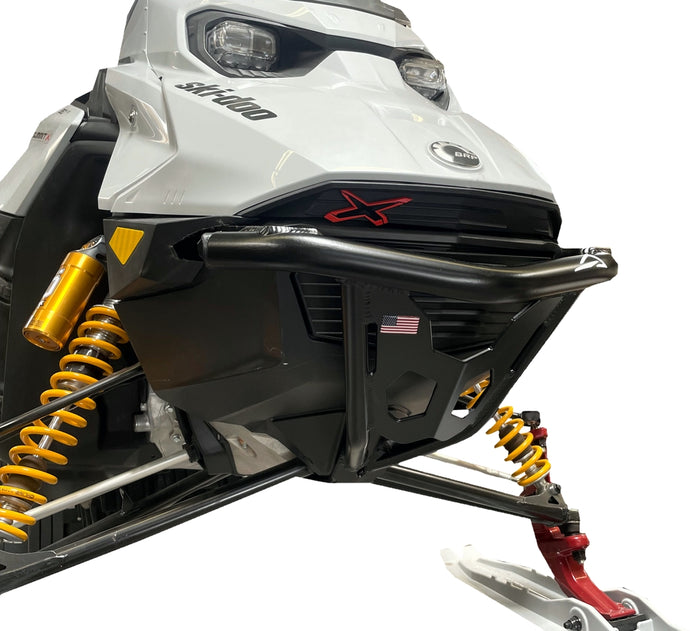 Skinz Protective Gear D-SDFB600-FBK Front Bumper - Flat Black