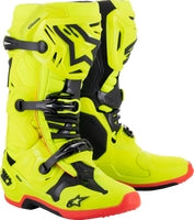 Load image into Gallery viewer, Alpinestars Tech 10 Boots (14, Yellow Fluo/Black/Red Fluo)
