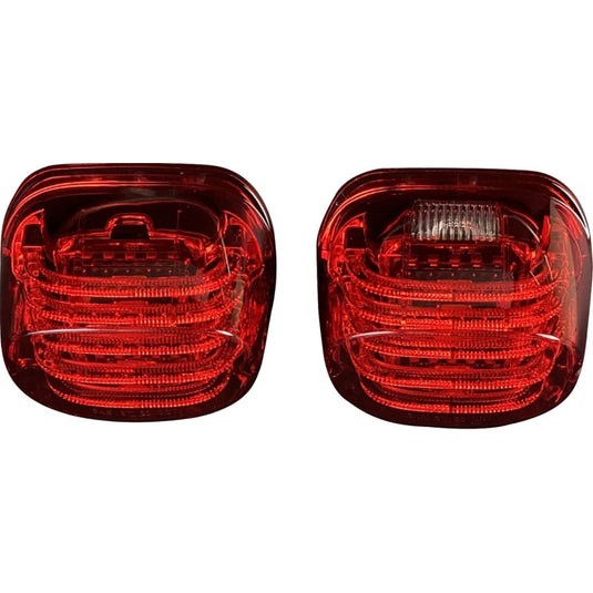 Custom Dynamics TRIKE-KIT-3R Probeam LED Squareback Taillights - Red