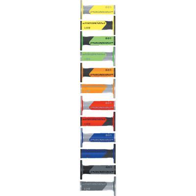 Pro Grip PA080100NEGI 801 Hybrid Duo-Density Cross Grips - Black/Yellow