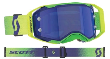 Midnight Purple/Neon Yellow / AMP Blue Chrome Lens