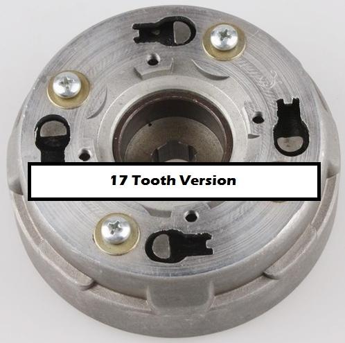 Outside Distributing 11-0107 Semi-Auto Clutch Assemby - 50/125cc - 17 Tooth