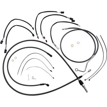 Magnum 4871132 Black Pearl Handlebar Installation Kit for 15in-17in. Ape