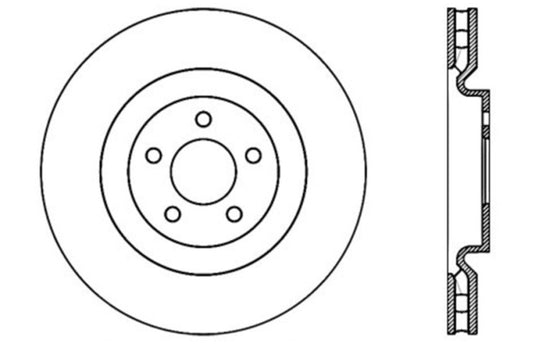 Stoptech 127.61089R ST Slot & Drill Brake Rotors