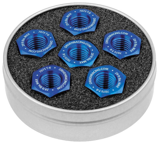 Driven Racing DSN-BL 10mm Sprocket Nuts - Blue