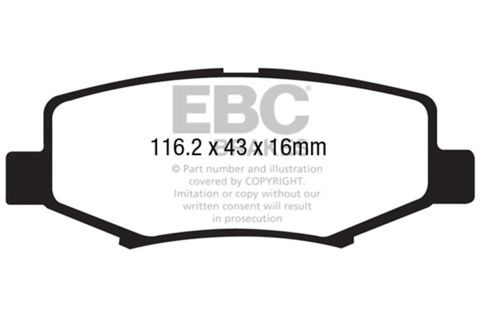 Ebc DP61799 EBC Greenstuff Brake Pad Sets