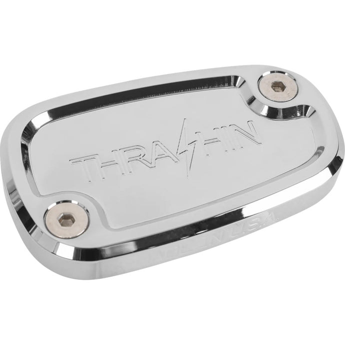 Thrashin Supply Company TSC-3177-3 Rear Brake Master Cylinder Cover - Chrome
