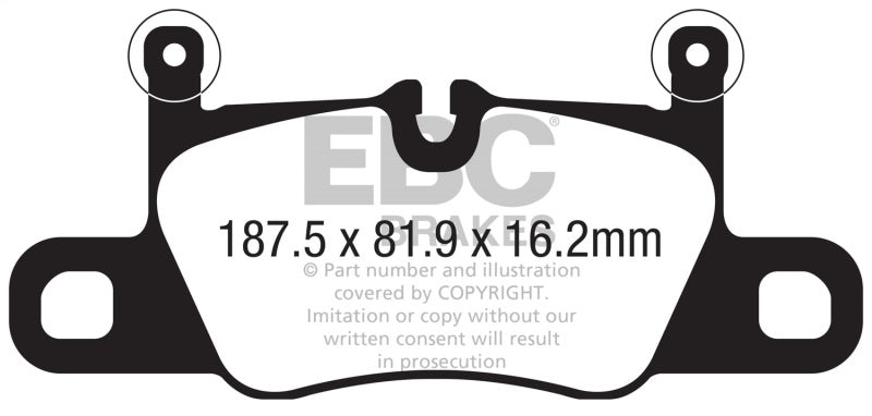 Load image into Gallery viewer, Ebc DP42371R EBC Yellowstuff Brake Pad Sets
