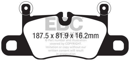 Ebc DP42371R EBC Yellowstuff Brake Pad Sets