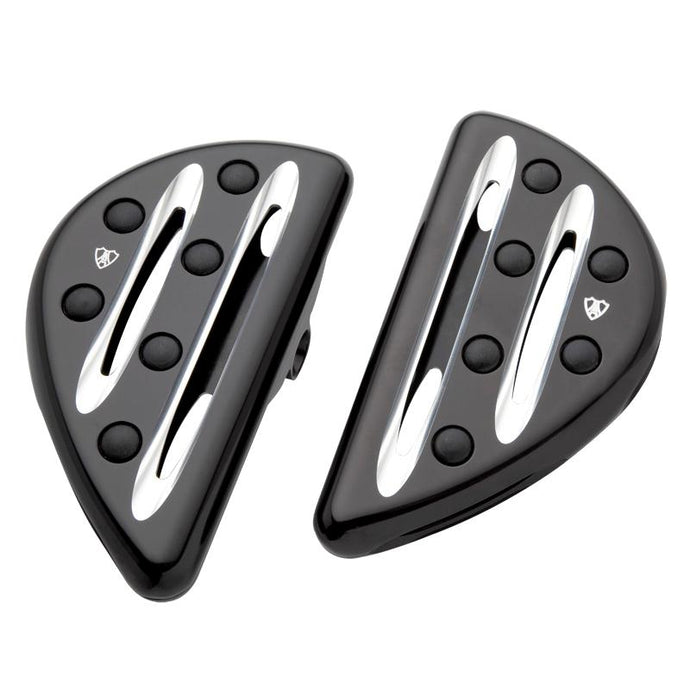 Arlen Ness 06-834 Deep Cut Passenger Floorboards - Black