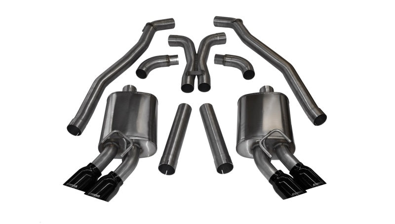 Load image into Gallery viewer, Corsa Performance 14971BLK COR Cat-Back + X-Pipe Sport
