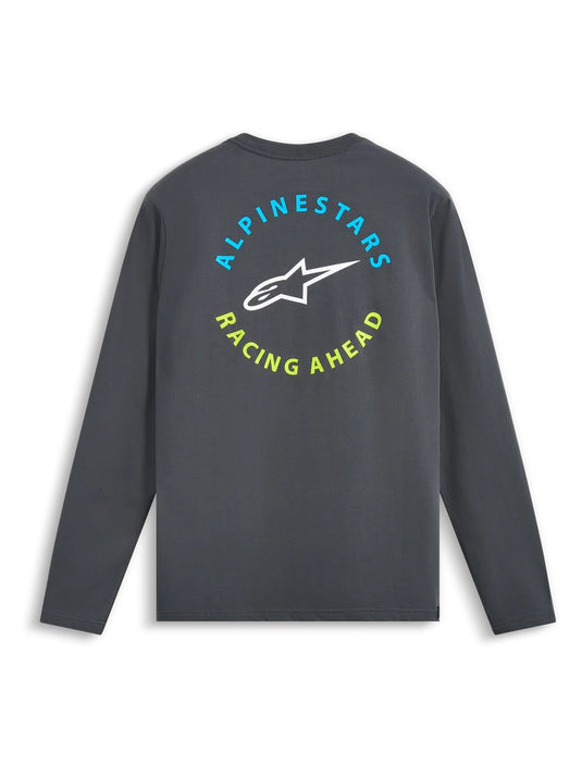 Alpinestars True Long Sleeve CSF Tee (X-Large, Charcoal)