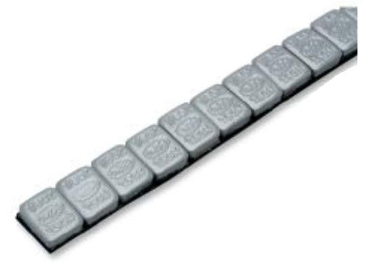 Motion Pro Tools & Cables 08-0552 Steel Wheel Weights - 1/8oz. - Silver