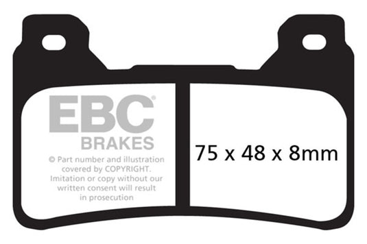Ebc Powersports FA390HH EBC HH Sintered Brake Pads