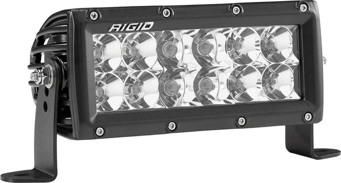 Rigid Industries 106313 6in. E-Series Light Bar - Spot/Flood Pattern
