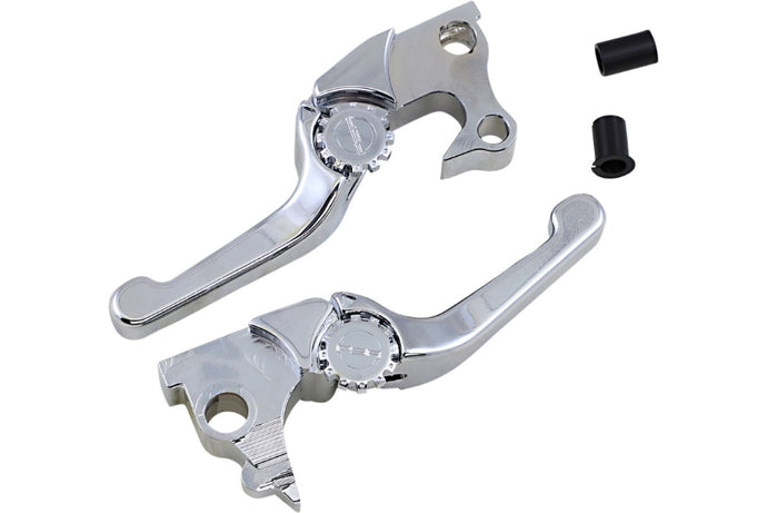 Powerstands Racing 12-01655-20 Anthem Shorty Lever Set - Chrome