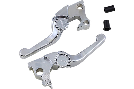 Powerstands Racing 12-01655-20 Anthem Shorty Lever Set - Chrome