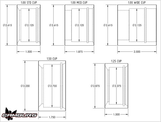 Camburg CAM-040025 CMB Differential Drain Plugs