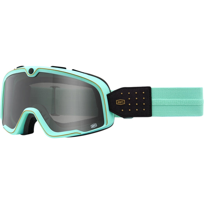 Green Cardiff/Teal/Black / Smoke Lens