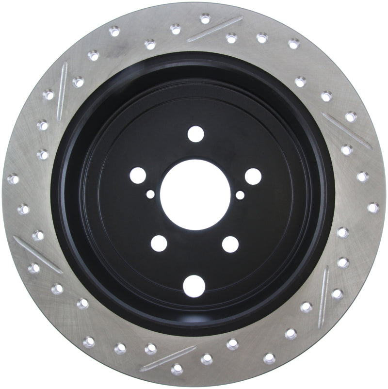 Load image into Gallery viewer, Stoptech 127.47029L ST Slot &amp; Drill Brake Rotors
