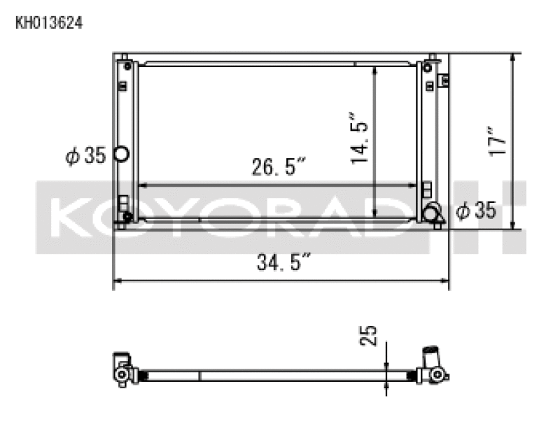 Load image into Gallery viewer, Koyo KH013624 KOY Racing Radiators

