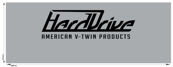 Harddrive 810-9898 Full Wall for Canopy - 10X20 - Gray/Black