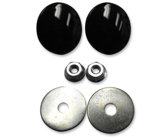La Choppers LA-9001-00B Fairing Mirror Hole Plugs - Black