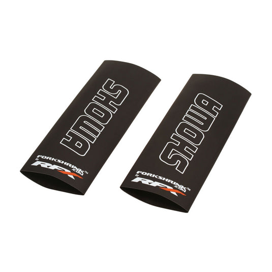Rfx FXFG 10000 55WH Pro Series Upper Fork Guards - Showa Logo - White