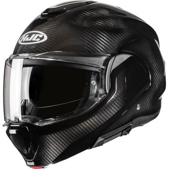Hjc F100 Carbon Helmet (Medium, Carbon Black)