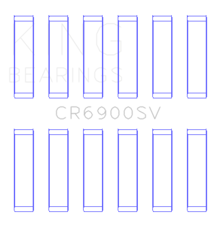 Load image into Gallery viewer, King Engine Bearings CR6900SV KING Connecting Rod Bearings
