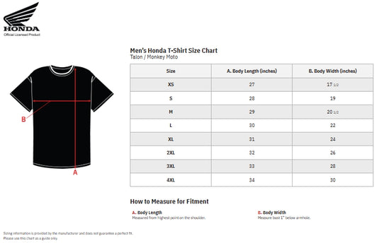 Honda Collection Honda Wing T-Shirt (Small, Navy/White)