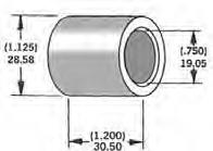 Harddrive 339274 3/4in. Axle Spacers - 1.200in. W - Chrome