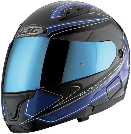 Hjc HJ-17 Pinlock RST Color Mirror Coated Shield - Blue