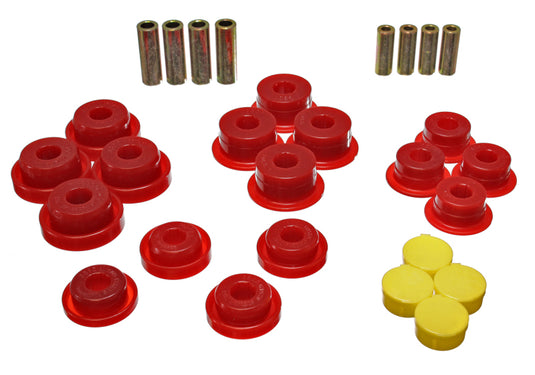 Energy Suspension 2.3106R ES Cntrl Arm Bushings - Red