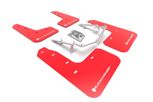 Rally Armor MF71-UR-RD/WH RAL UR Red Flap/Wht Logo