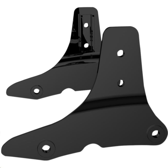 Khrome Werks 263855 Round Side Plates - Gloss Black