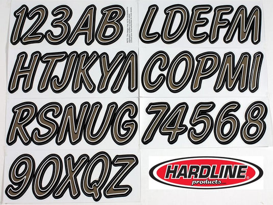 Hardline TIBKG400 HRL Registration Letters