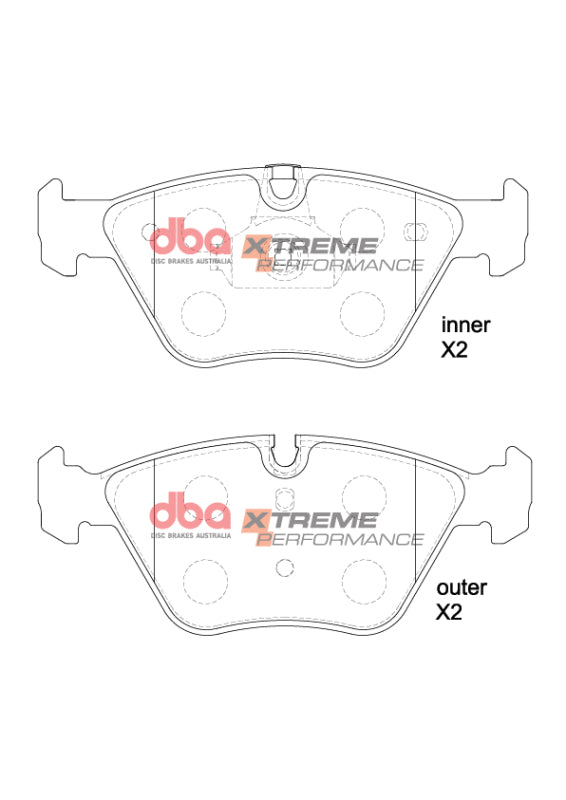 Load image into Gallery viewer, Dba DB1522XP DBA XP Performance Brake Pads
