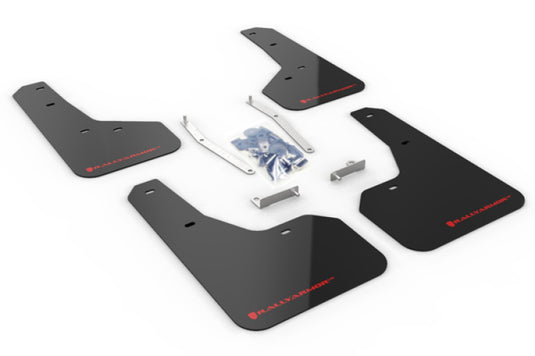 Rally Armor MF52-UR-BLK/RD RAL UR Blk Flap/Rd Logo