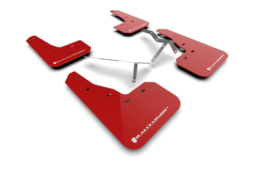 Rally Armor MF90-UR-RD/WH RAL UR Red Flap/Wht Logo