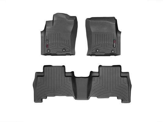 Weathertech 444931-442862 WT FloorLiner - Rear - Blk
