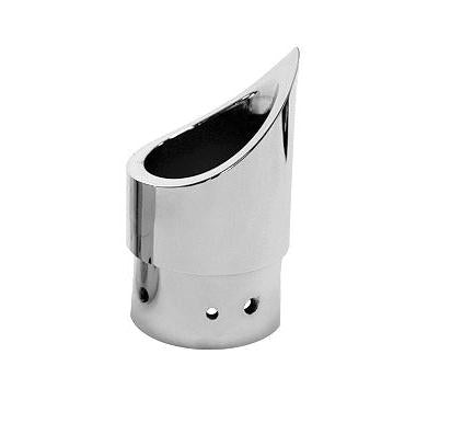 Baron Custom Accessories BA-1100-02 Family Jewel Exhaust Tips - Mini Scalloped - Chrome
