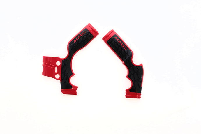 Acerbis 2688761018 X-Grip Frame Guard - Red/Black