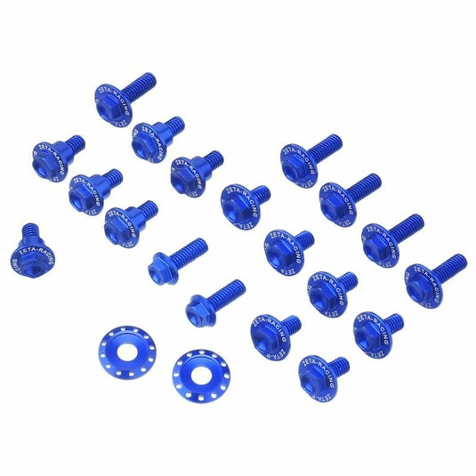 Zeta ZE88-5656 Aluminum Body Bolt Kit  - Blue