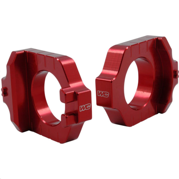 Works Connection 17-240 Elite Axle Blocks - Red