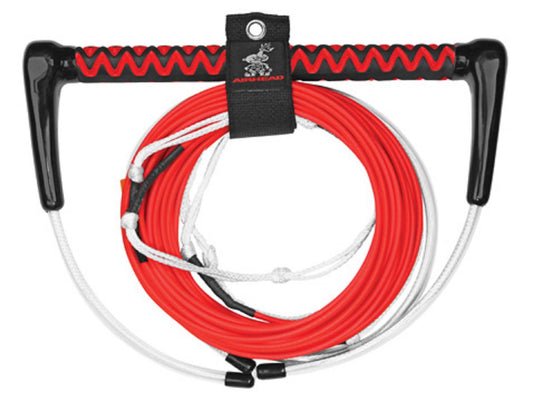 Kwik Tek AHWR-8 Dyneema Thermal Wakeboard Rope - Electric Red