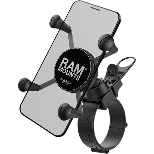 Ram Mounts RAP-SB-187-UN7 X-Grip Phone Mount w/ Ez-Strap Rail Mount