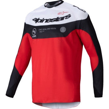 Black/Bright Red/White