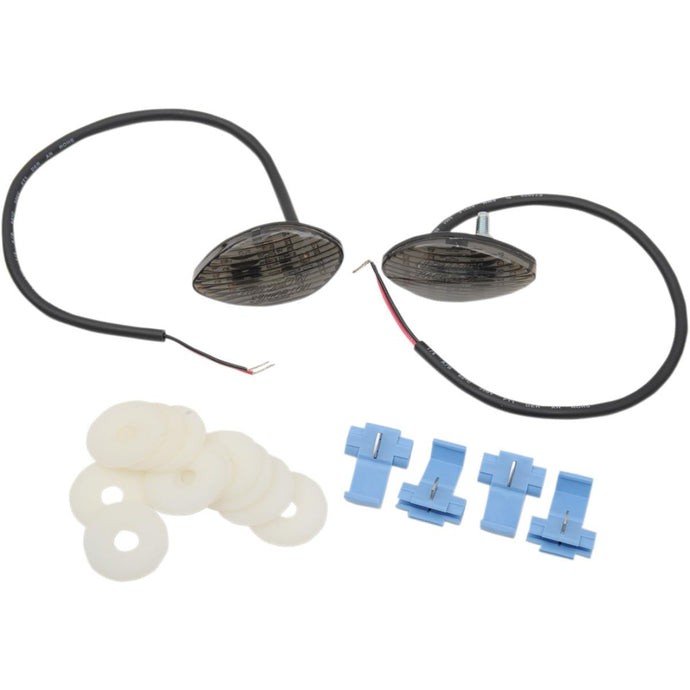 Hotbodies Racing 41401-0101 Flush Mount Front Turn Signals - Smoke