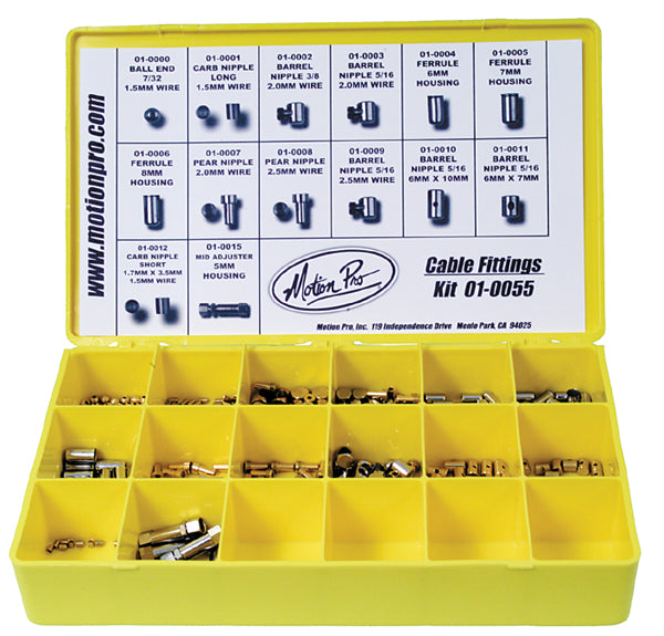 Motion Pro 01-0055 Cable Fitting Shop Kit
